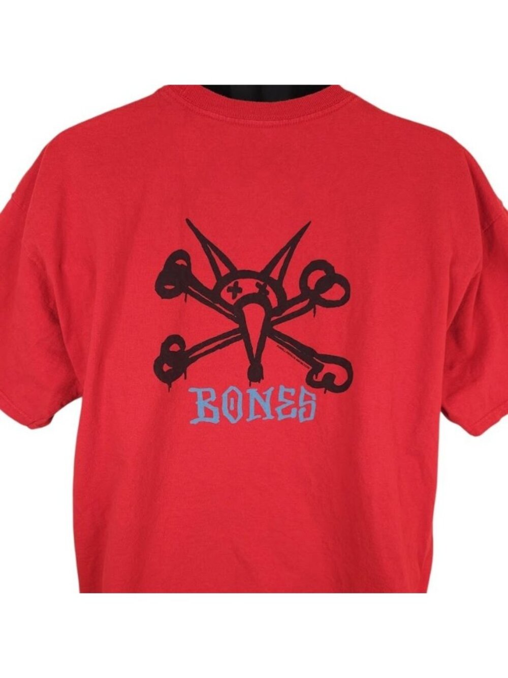 Powell Peralta Skateboarding T Shirt Mens Size XL Red Rat Bones Retro Skater Tee